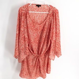Lov Posh Sheer Open Front cardigan Cover U…